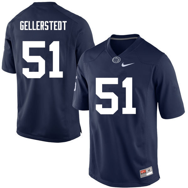 NCAA Nike Men's Penn State Nittany Lions Alex Gellerstedt #51 College Football Authentic Navy Stitched Jersey KDB3198LR